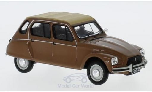 Citroen Dyane 1/43 IXO Nazare marroneee/beige 1982 modellino in miniatura
