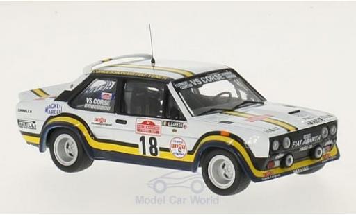 Fiat 131 1/43 IXO Abarth No.18 VS Corse Rallye WM Rallye Sanremo 1978 A.Pasetti/G.Barban modellino in miniatura