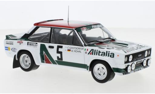 Fiat 131 1/24 IXO Abarth No.7 Rally Acropolis 1978 M.Alen/I.Kivimaki modellino in miniatura