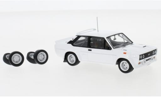 Fiat 131 1/43 IXO Abarth bianco 1978 Plain Body Version y compris les Zusatzteile modellino in miniatura