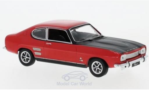 Ford Capri 1/43 IXO MKI 1700 GT rosso/nero 1970 modellino in miniatura