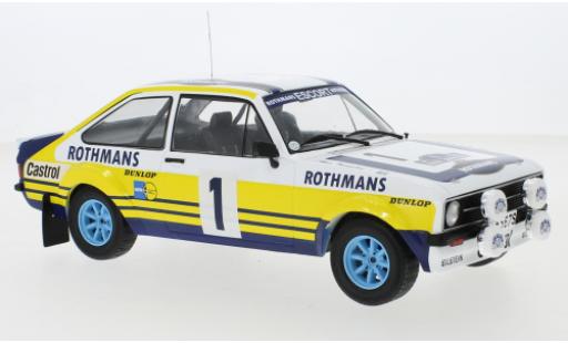 Ford Escort 1/18 IXO MK II RS 1800 No.1 Rallye Acropolis 1979 B.Waldegard/H.Thorszelius modellino in miniatura