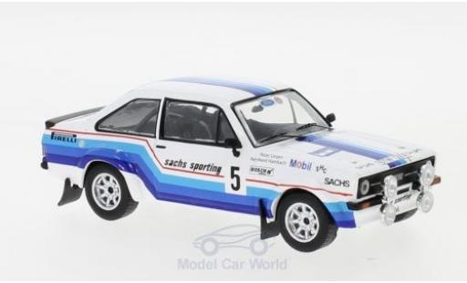 Ford Escort 1/43 IXO MK II RS 1800 No.5 Sachs Rallye DM Rallye Hessen 1978 R.Hainbach/W.Linzen modellino in miniatura