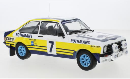 Ford Escort 1/18 IXO MK II RS 1800 No.7 Rallye Acropolis 1979 R.Clark/J.Porter modellino in miniatura