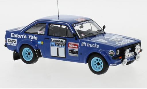 Ford Escort 1/43 IXO MK II RS No.1 Eaton Yale Rallye WM RAC Rally 1979 H.Mikkola/A.Hertz modellino in miniatura