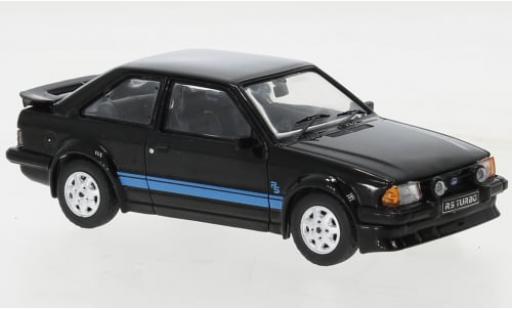 Ford Escort 1/43 IXO MK III RS Turbo schwarz 1984 1:43 modellino in miniatura
