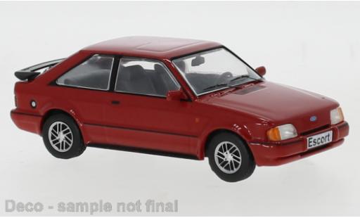 Ford Escort 1/43 IXO Mk IV XR3 rosso 1990 modellino in miniatura