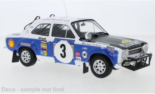 Ford Escort 1/18 IXO MkI RS 1600 RHD No.3 Safari Rally 1973 V.Preston Jr./B.Smith modellino in miniatura