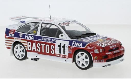 Ford Escort 1/18 IXO RS Cosworth No.11 24h Ypres 1995 M.Duez/D.Grataloup modellino in miniatura
