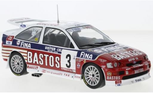 Ford Escort 1/24 IXO RS Cosworth No.3 Bastos 24h Ypres 1995 1:24 modellino in miniatura