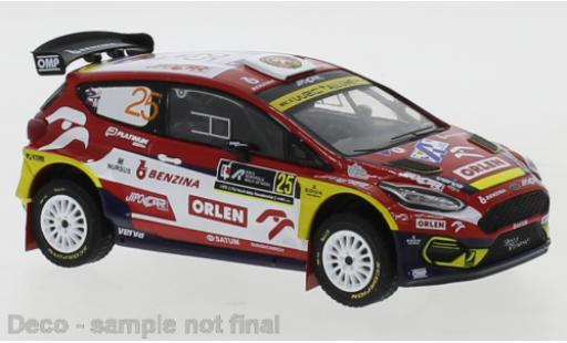 Ford Fiesta 1/43 IXO R5 MkII No.25 Orlen Rally Acropolis 2021 M.Prokop/M.Ernst modellino in miniatura