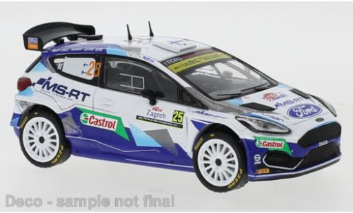 Ford Fiesta 1/43 IXO R5 MkII No.25 Rally Croatia 2021 T.Suninen/M.Markkula modellino in miniatura