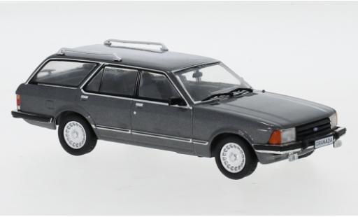 Ford Granada 1/43 IXO MK II Turnier 2.8i Ghia metallico grigio 1978 modellino in miniatura