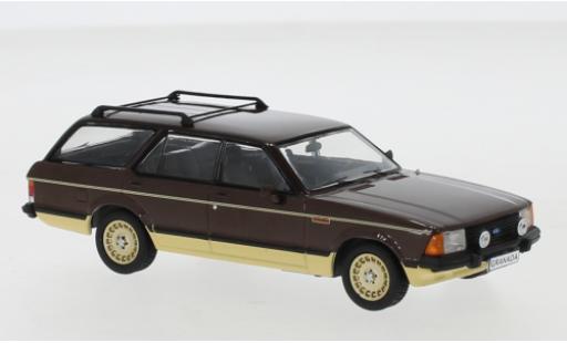 Ford Granada 1/43 IXO MkII Turnier 2.8 Chasseur marroneee/gold 1980 modellino in miniatura