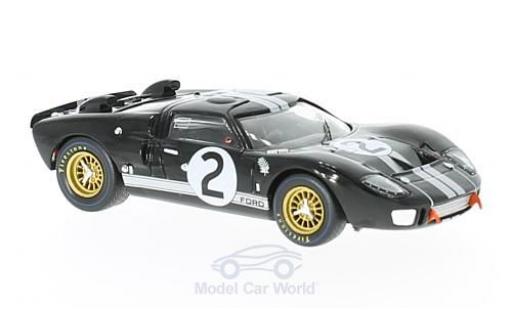 Ford GT40 1/43 IXO GT 40 MK II No.2 24h Le Mans 1966 C.Amon/B.McLaren modellino in miniatura