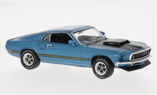 Ford Mustang 1/43 IXO Mach 1 blau 1969 1:43 modellino in miniatura
