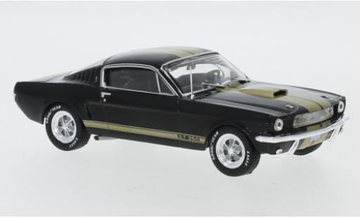 Ford Mustang 1/43 IXO Shelby GT 350 nero/gold 1965 modellino in miniatura