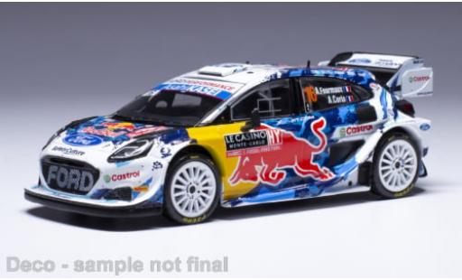 Ford Puma 1/43 IXO Rally1 No.16 Red Bull Rallye WM Rallye Monte Carlo 2024 1:43 modellino in miniatura