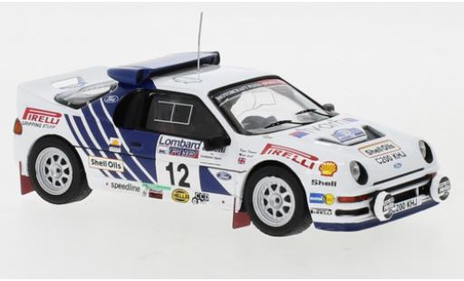 Ford RS 200 1/43 IXO RS200 No.12 Rallye WM RAC Rally 1986 M.Lovell/R.Freeman modellino in miniatura