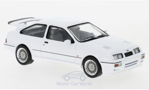 Ford Sierra 1/43 IXO RS Cosworth bianco 1987 modellino in miniatura