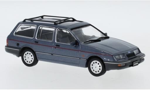 Ford Sierra 1/43 IXO Turnier Ghia metallico grigio 1988 modellino in miniatura