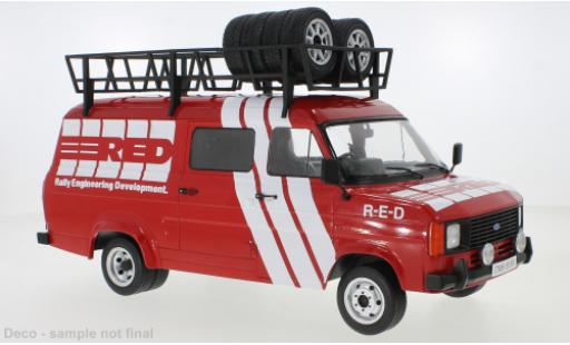 Ford Transit 1/18 IXO MK II R-E-D - Rally Engineering Development 1985 Assistance modellino in miniatura