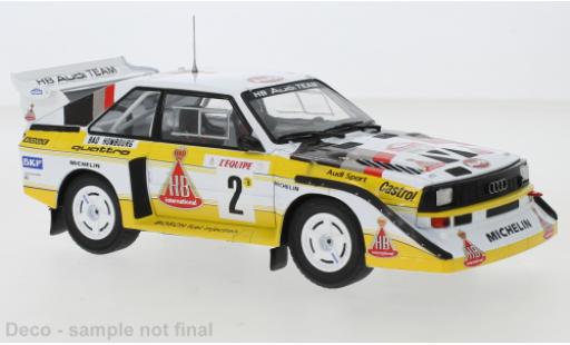 Audi Sport Quattro 1/24 IXO Sport quattro S1 No.2 HB Rallye WM Rally Monte Carlo 1986 modellino in miniatura