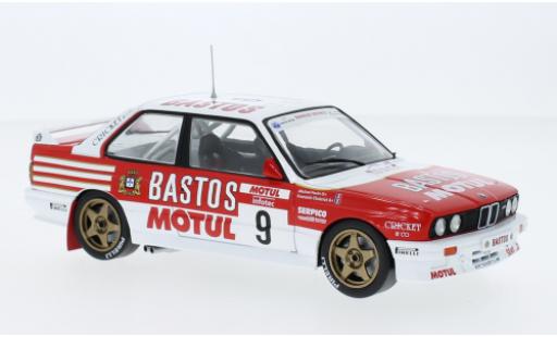 Bmw M3 1/24 IXO (E30) No.9 Bastos Rallye WM Rallye Tour de Corse 1988 modellino in miniatura