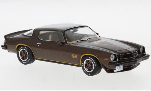 Chevrolet Camaro 1/43 IXO Z28 metallise brun/Décorer 1977 modellino in miniatura