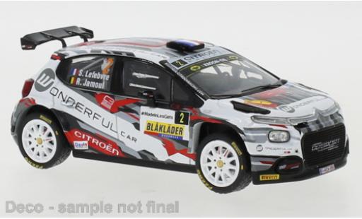 Citroen C3 1/43 IXO Rally2 No.2 Rallye du Condroz - Huy 2021 modellino in miniatura