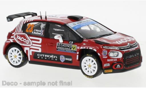 Citroen C3 1/43 IXO Rally2 No.23 WRC Rally Monte Carlo 2022 modellino in miniatura