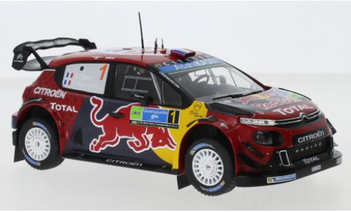 Citroen C3 1/24 IXO WRC No.1 Red Bull Rallye WM Rallye Mexico 2019 modellino in miniatura