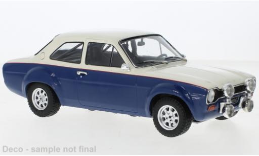 Ford Escort 1/18 IXO MK1 RS 1600 bianco/blu 1974 modellino in miniatura