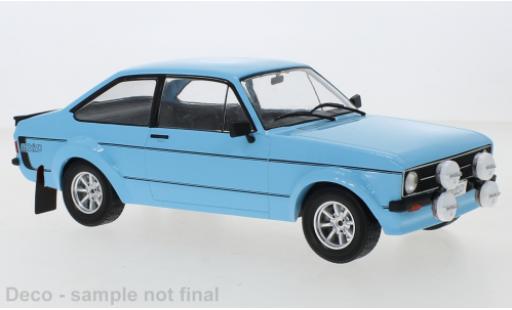 Ford Escort 1/18 IXO MkII RS1800 blu clair/Décorer 1977 modellino in miniatura