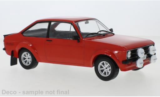 Ford Escort 1/18 IXO MkII RS1800 rosso/Décorer 1977 modellino in miniatura