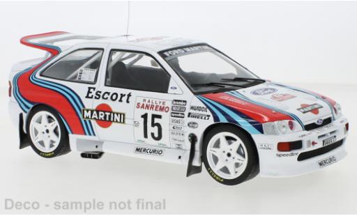 Ford Escort 1/18 IXO RS Cosworth No.15 Rally San Remo 1994 modellino in miniatura