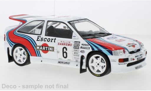 Ford Escort 1/18 IXO RS Cosworth No.6 Rally San Remo 1994 modellino in miniatura