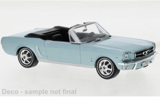 Ford Mustang 1/43 IXO blu clair 1965 modellino in miniatura