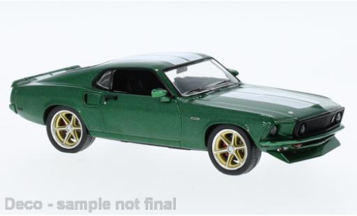 Ford Mustang 1/43 IXO Fastback metallise verde 1969 modellino in miniatura