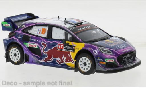 Ford Puma 1/43 IXO Rally 1 No.19 WRC Rally Acropolis 2022 modellino in miniatura
