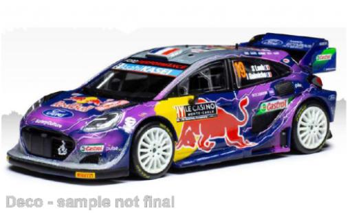 Ford Puma 1/18 IXO Rally1 No.19 WRC2 Rallye Monte Carlo 2022 modellino in miniatura