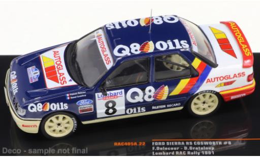 Ford Sierra 1/43 IXO RS Cosworth No.8 Rallye RAC Lombard 1991 modellino in miniatura
