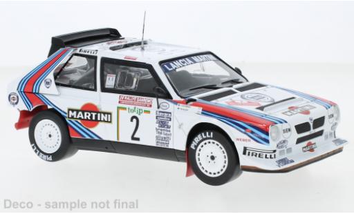 Lancia Delta 1/24 IXO S4 No.2 Rallye WM Rally San Remo 1986 modellino in miniatura