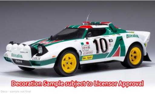 Lancia Stratos 1/18 IXO HF No.10 Rally Monte Carlo 1985 modellino in miniatura