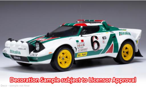 Lancia Stratos 1/18 IXO HF No.6 Rally Monte Carlo 1985 modellino in miniatura