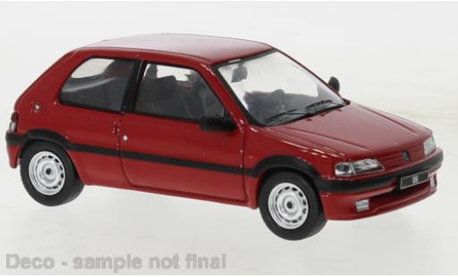 Peugeot 106 1/43 IXO XSI metallise rosso 1993 modellino in miniatura