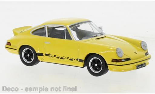 Porsche 911 1/43 IXO Carrera RS 2.7 giallo 1973 modellino in miniatura