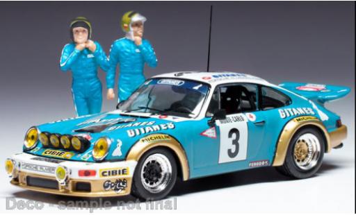 Porsche 930 RS 1/43 IXO 911 Carrera No.3 Gitanes Rallye WM Rallye Monte Carlo 1978 modellino in miniatura