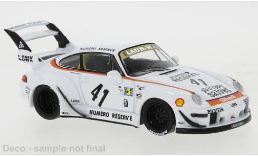 Porsche 993 RWB 1/43 IXO LBWK bianco/Décorer modellino in miniatura