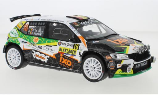 Skoda Fabia 1/18 IXO R5 Evo No.18 Rally Condroz 2019 modellino in miniatura